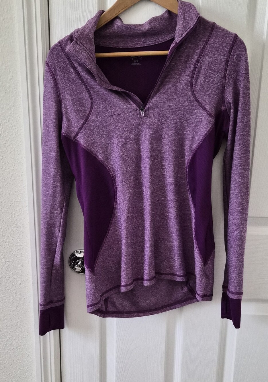 Champion Heathered Purple Quarter-Zip Performance Pullover